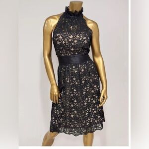 Banana Republic Black Lace Dress